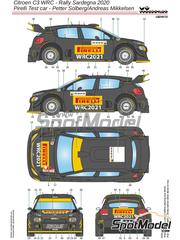Belkits BEL018: Car scale model kit 1/24 scale - Citroën C3 WRC
